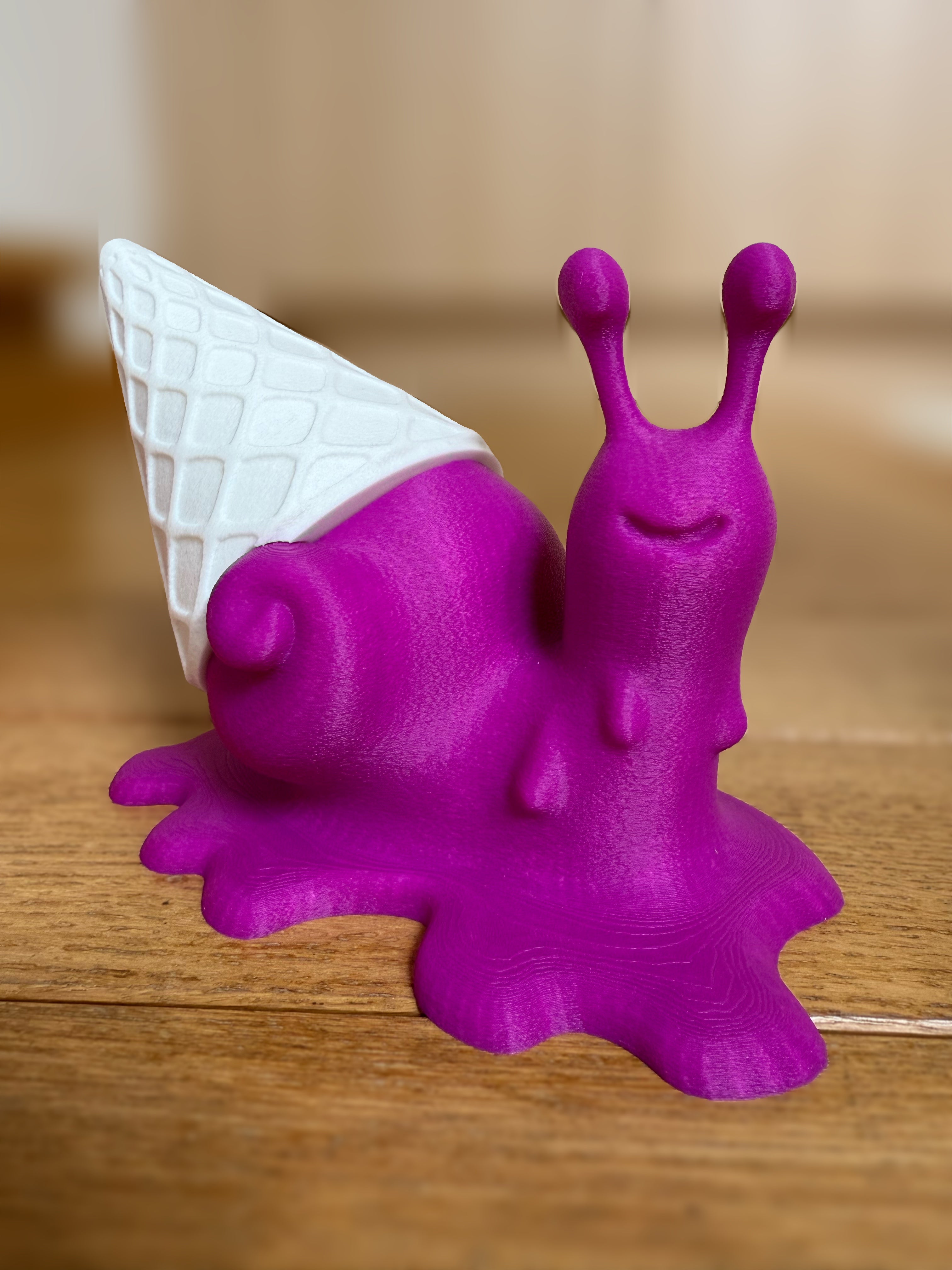Snail Ice Cream Fuchsia