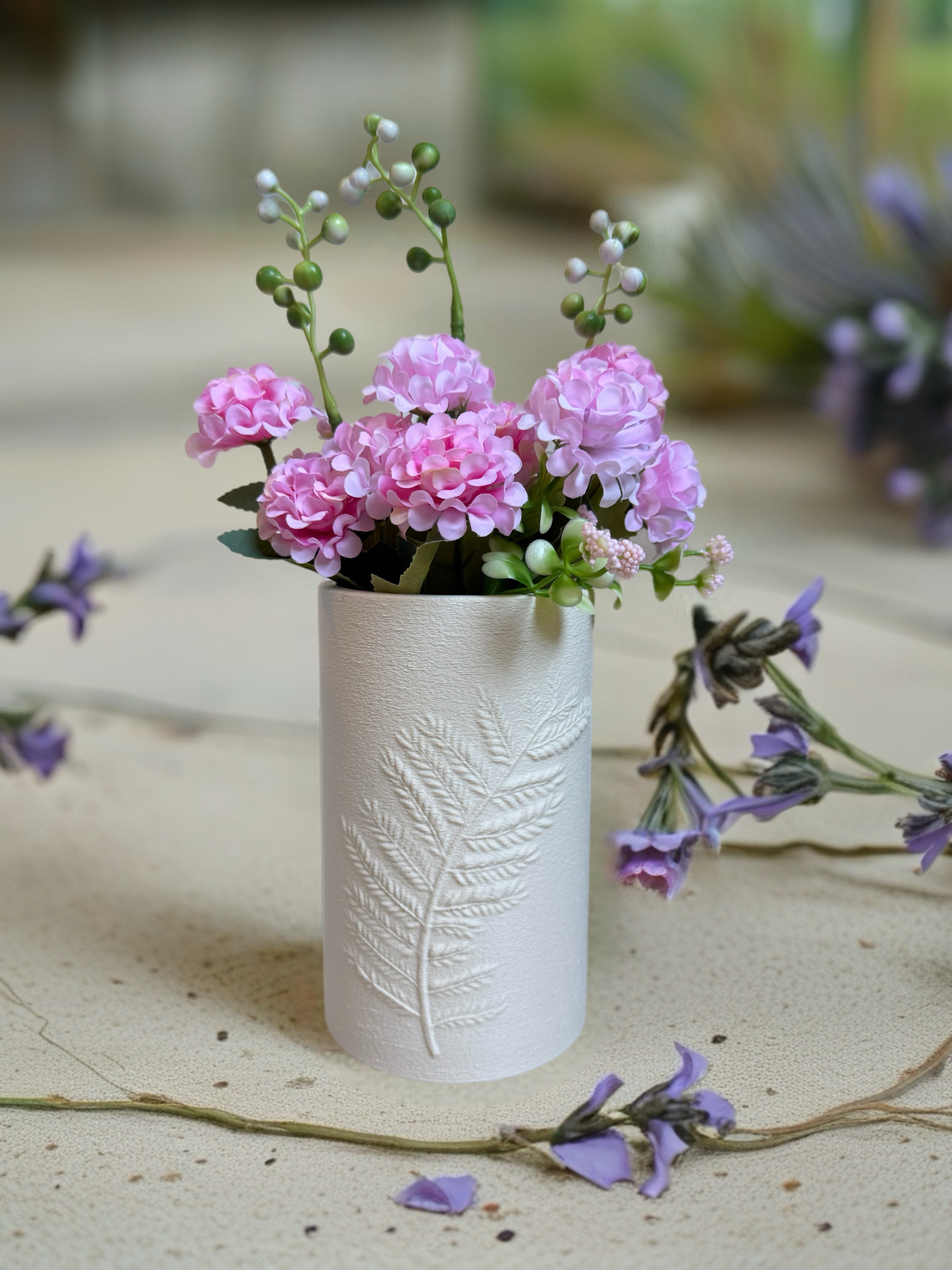 Vase "Fern" White