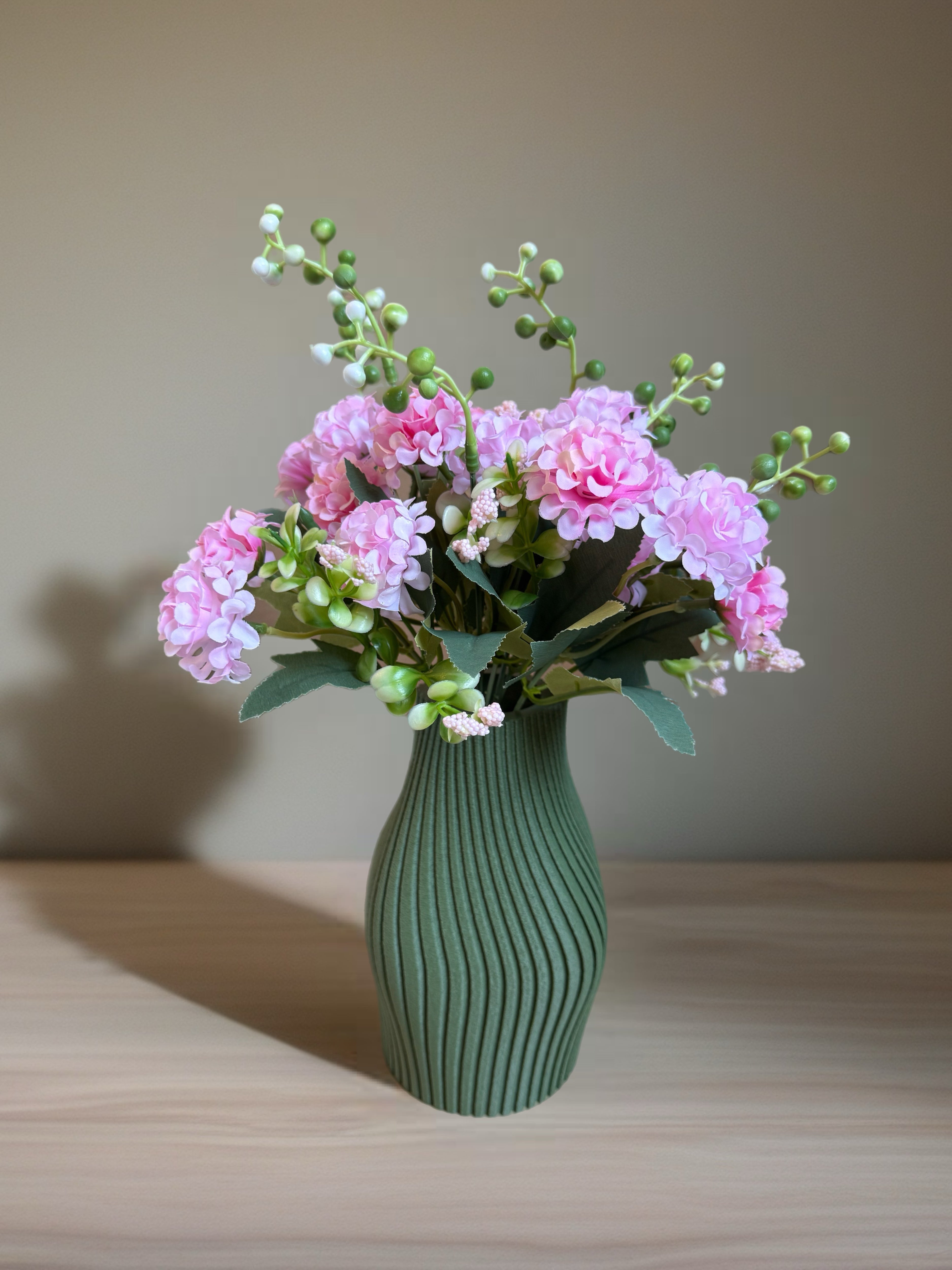 Vase "Lucky" Olive Green