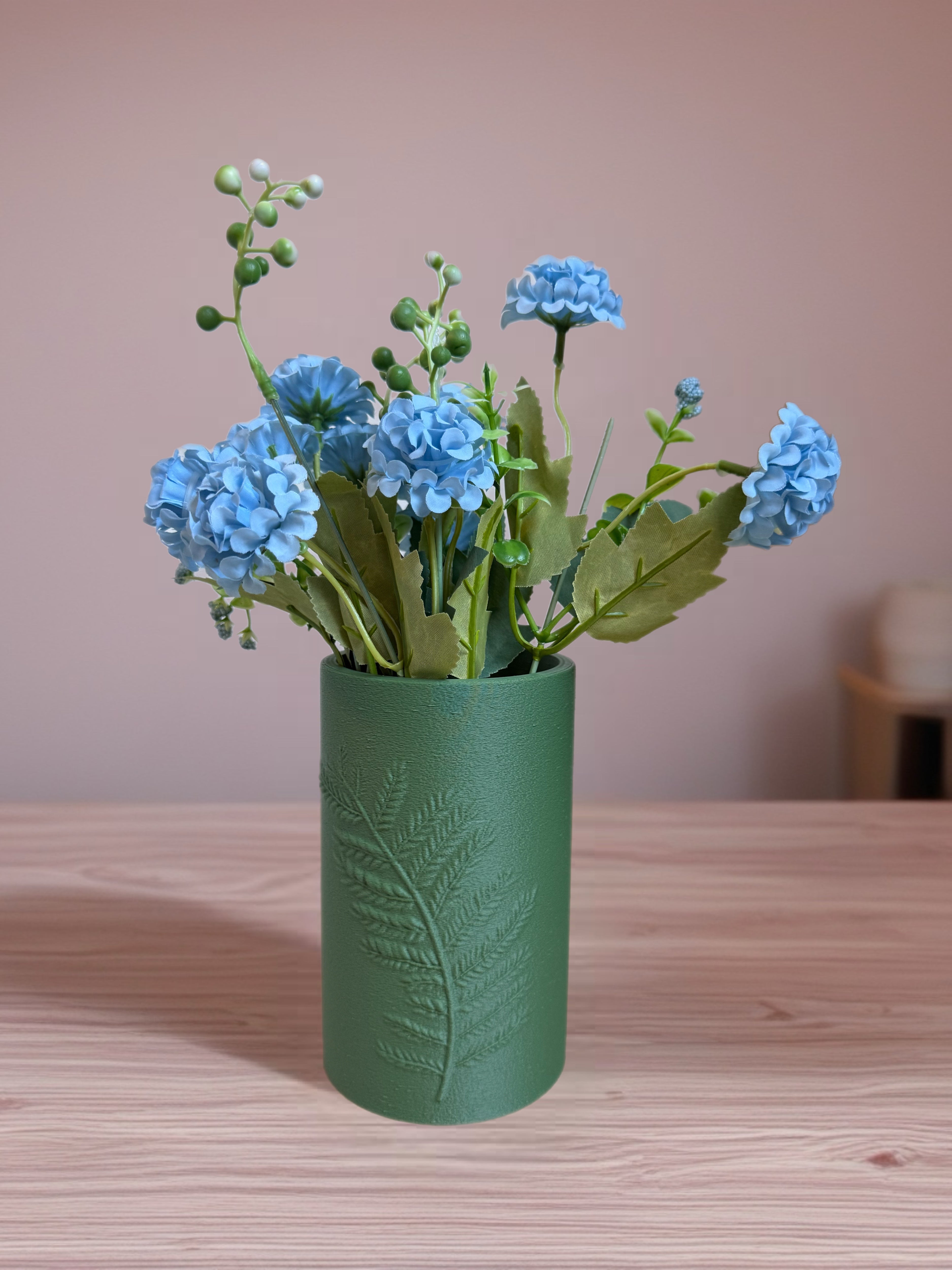 Vase "Fern" Olive Green