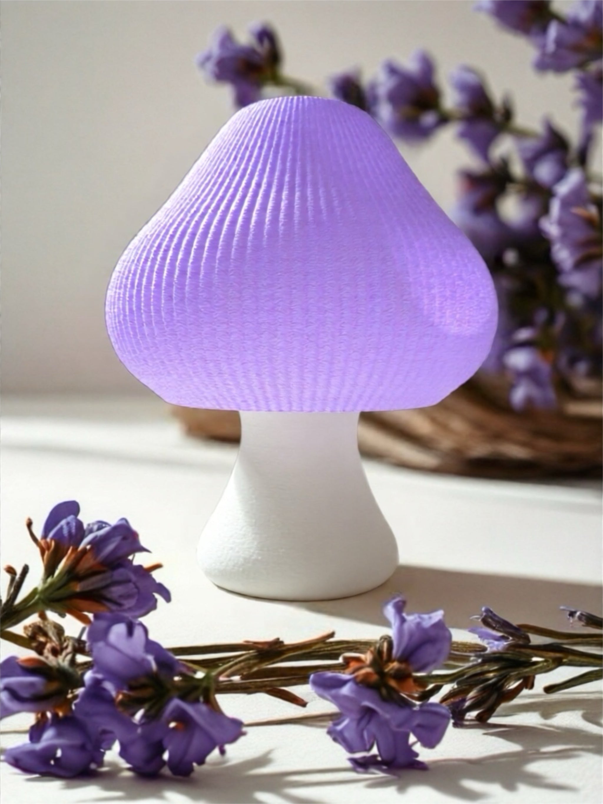 Kids Lamp "Groove Mushroom" Pastel Lila