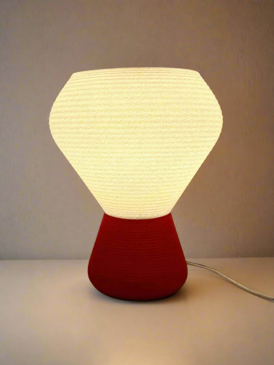 Lamp "Delta" Maroon Red