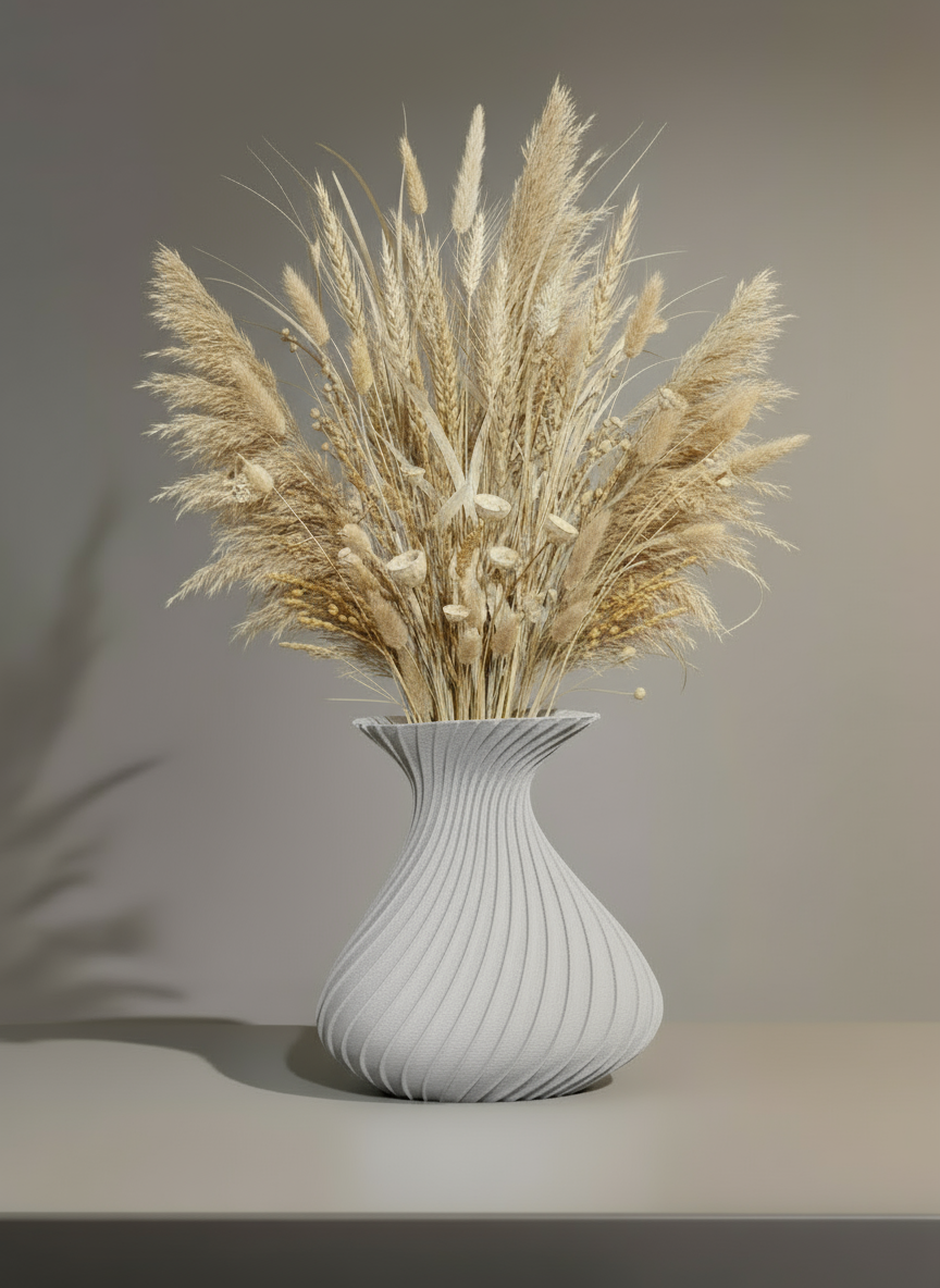 Vase "Semplice" Light Grey