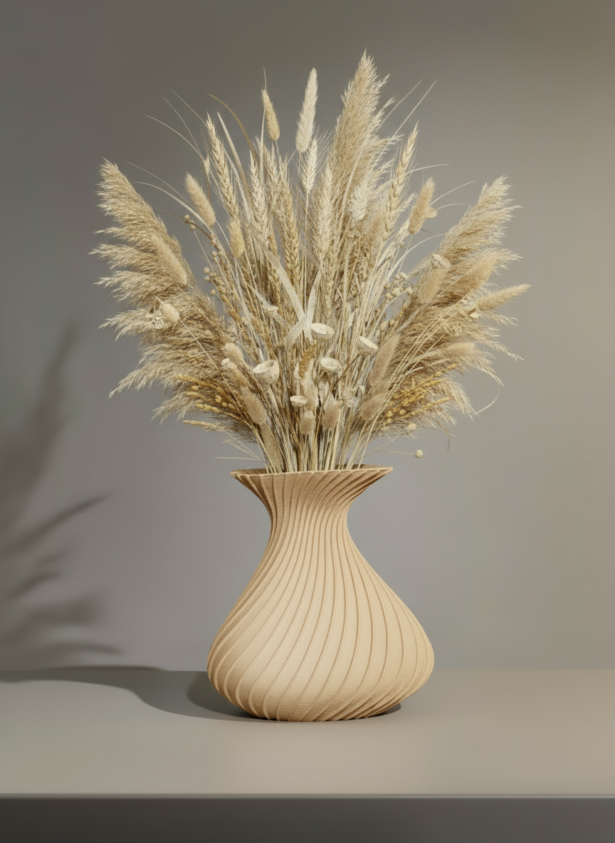 Vase "Semplice" Beige