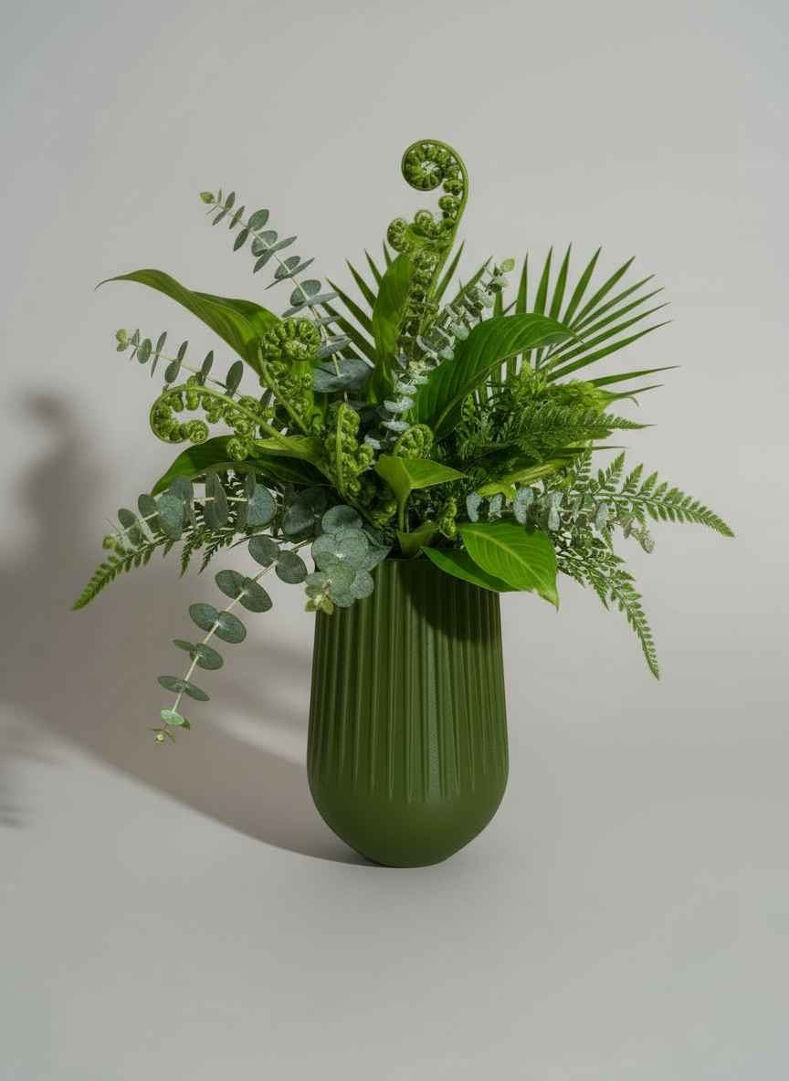 Vase "Spirit" Olive Green