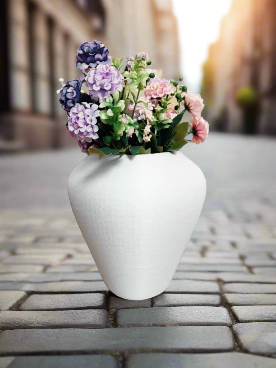 Indoor Vase "Jamilla" White