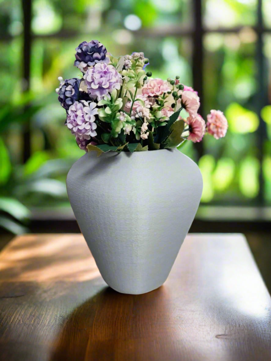 Indoor Vase "Jamilla" Light Grey