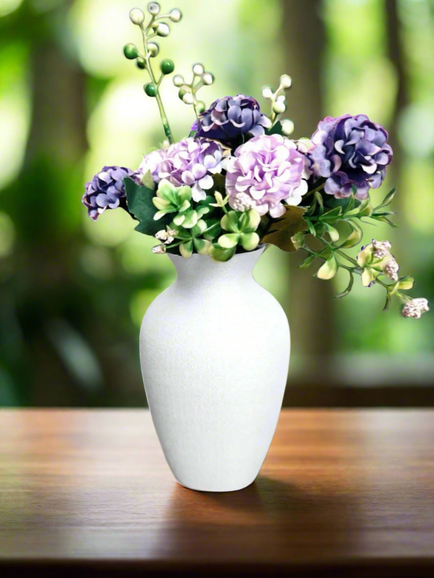 Indoor Vase "Troye" White