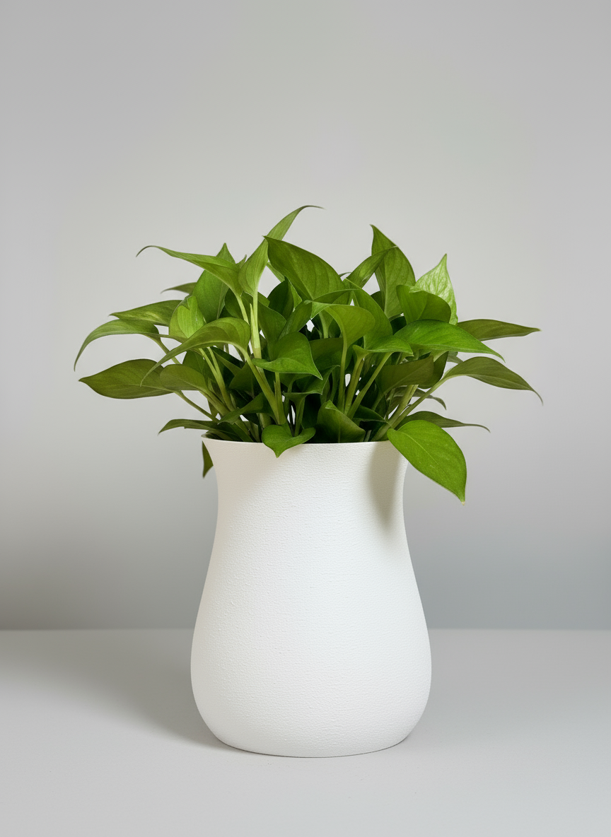 Indoor Vase "Aero" White