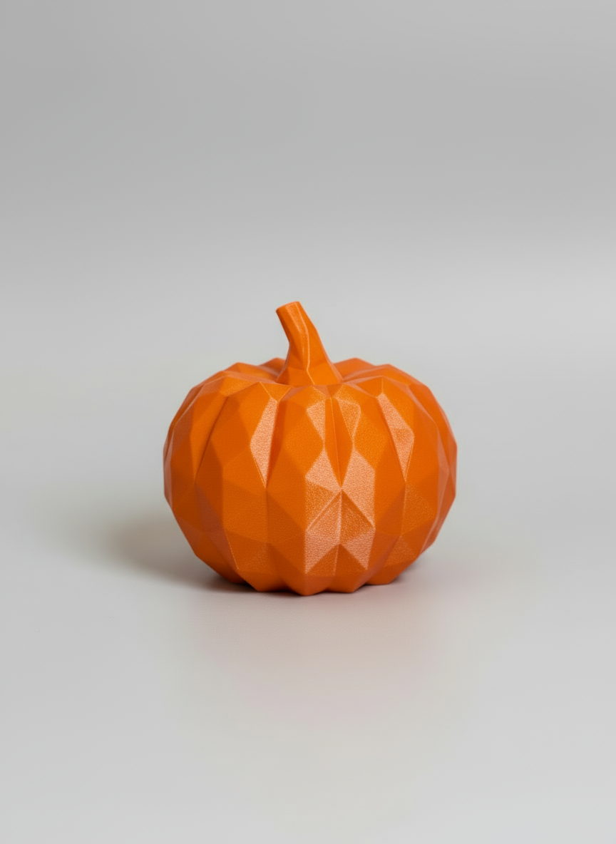 Sculpture "Abstract Pumpkin" Orange