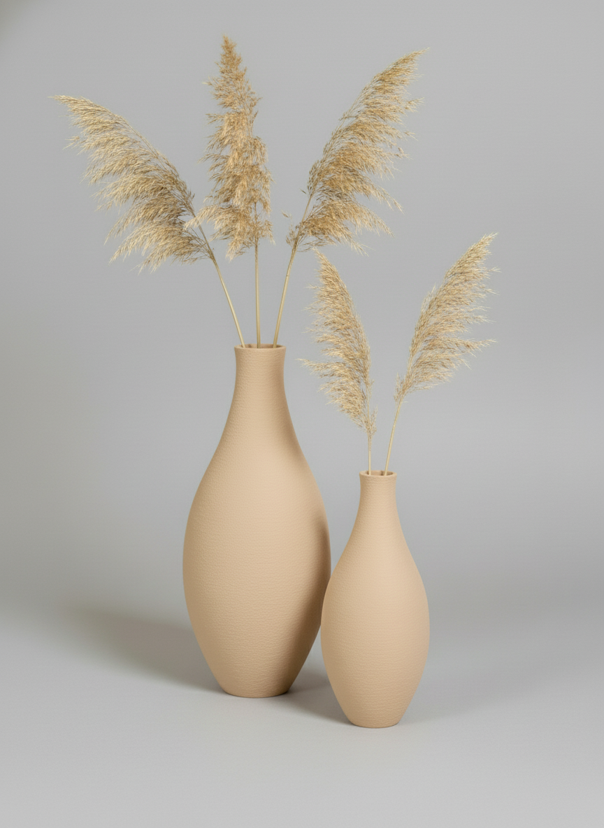 Classic Vase DUO "Penguin" Beige