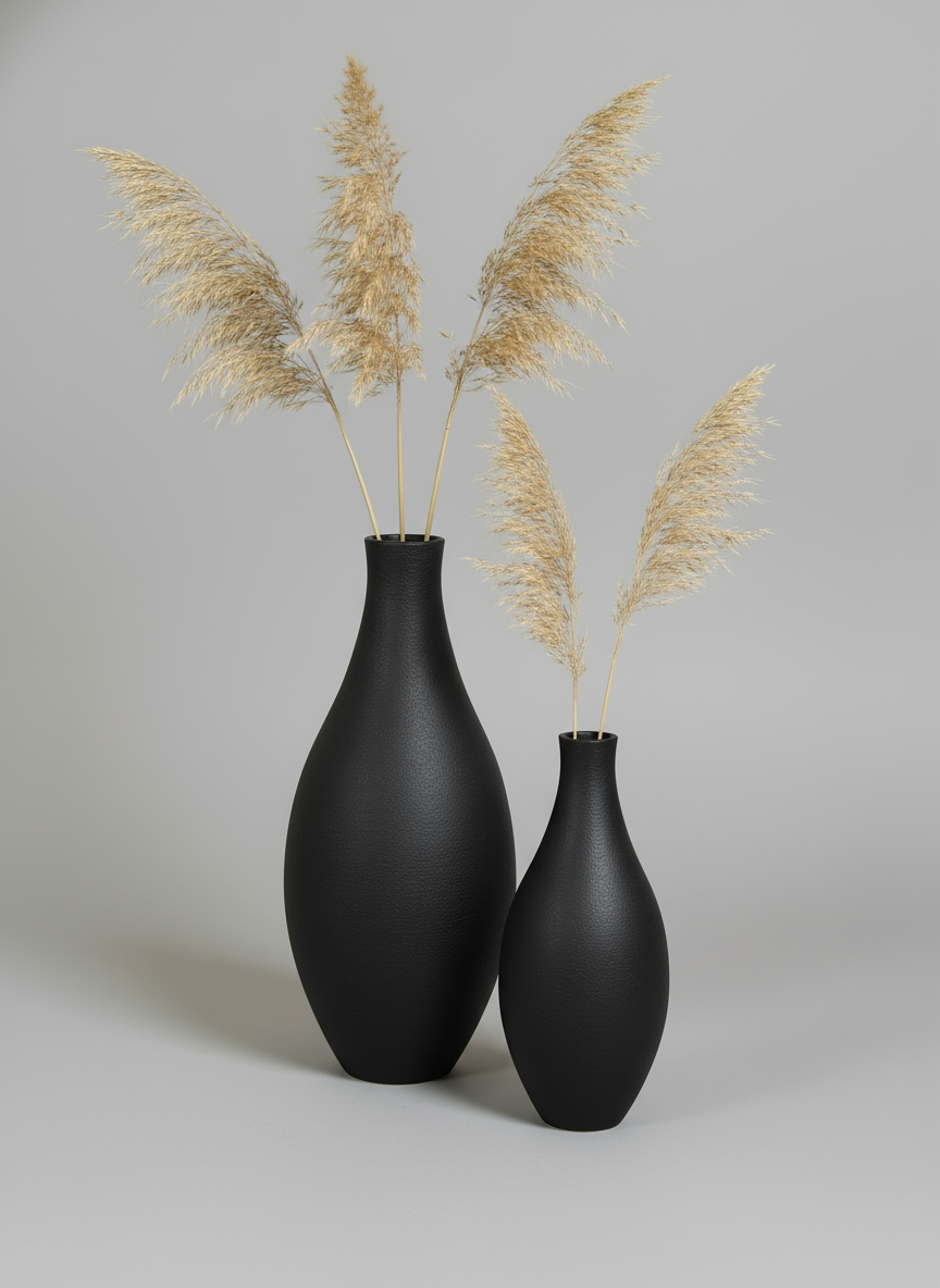 Classic Vase DUO "Penguin" Black