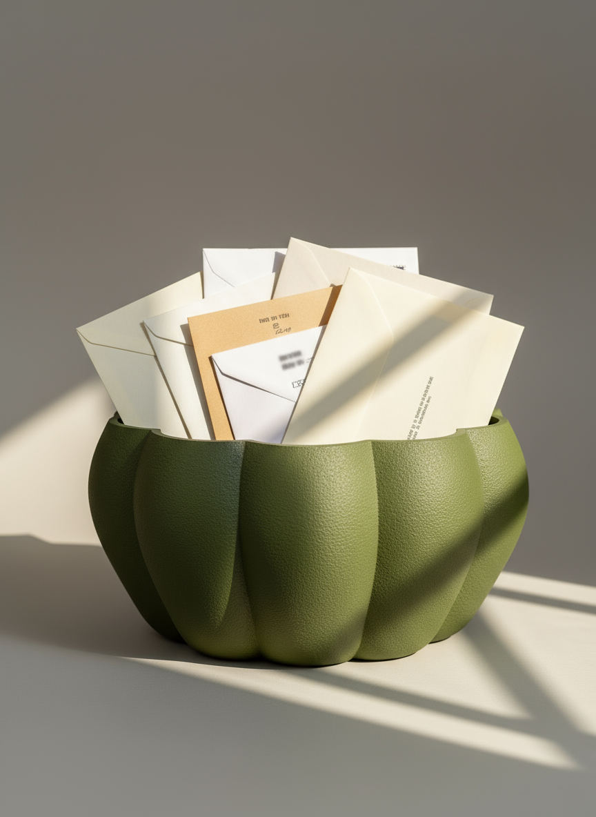 Bowl "Pumpkin Treat" Olive Green