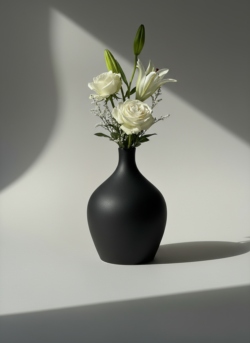 Vase "Rum" Black