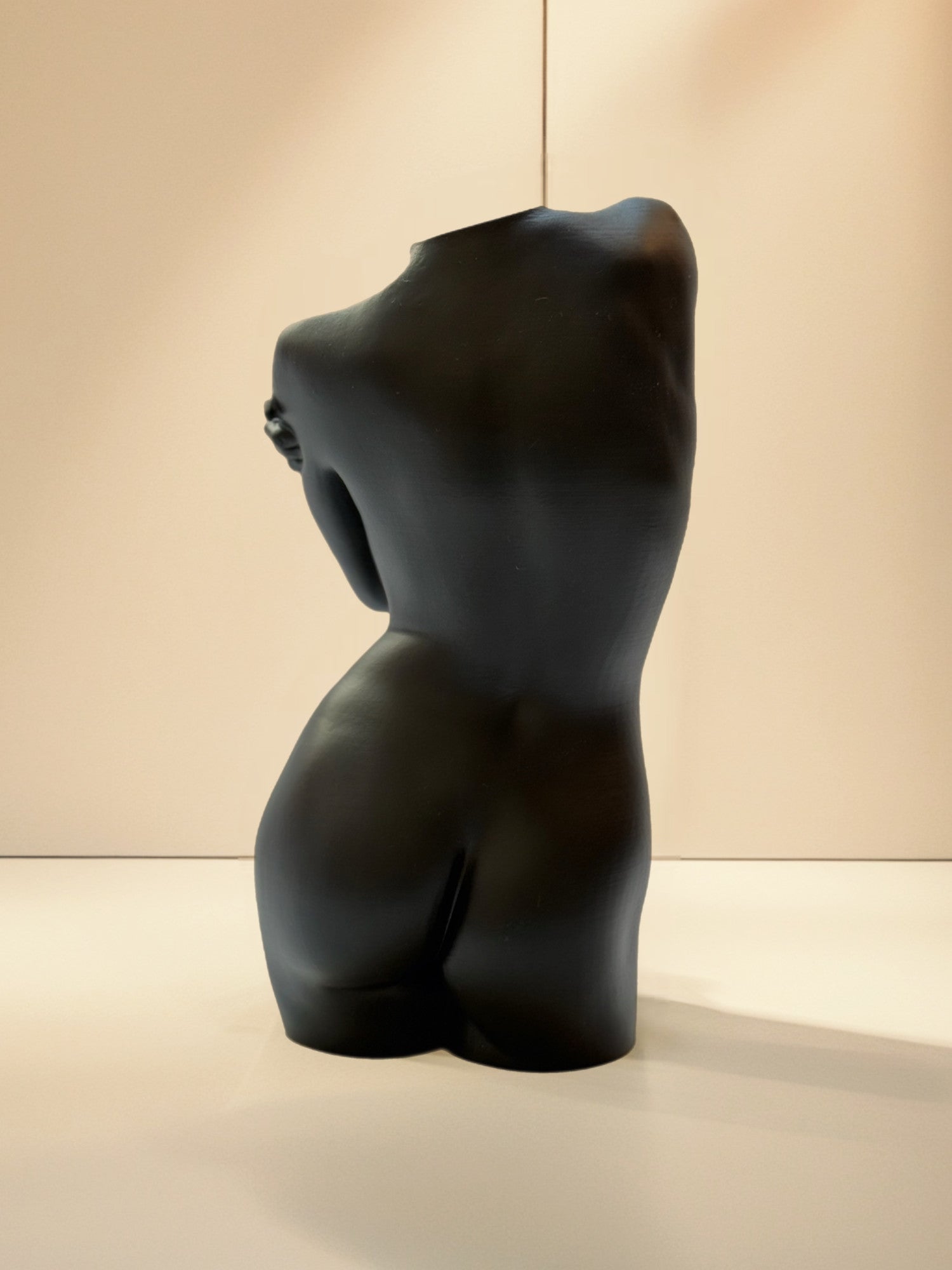 HAND PAINTED: Female Nude Sculpture "Shy Girl"