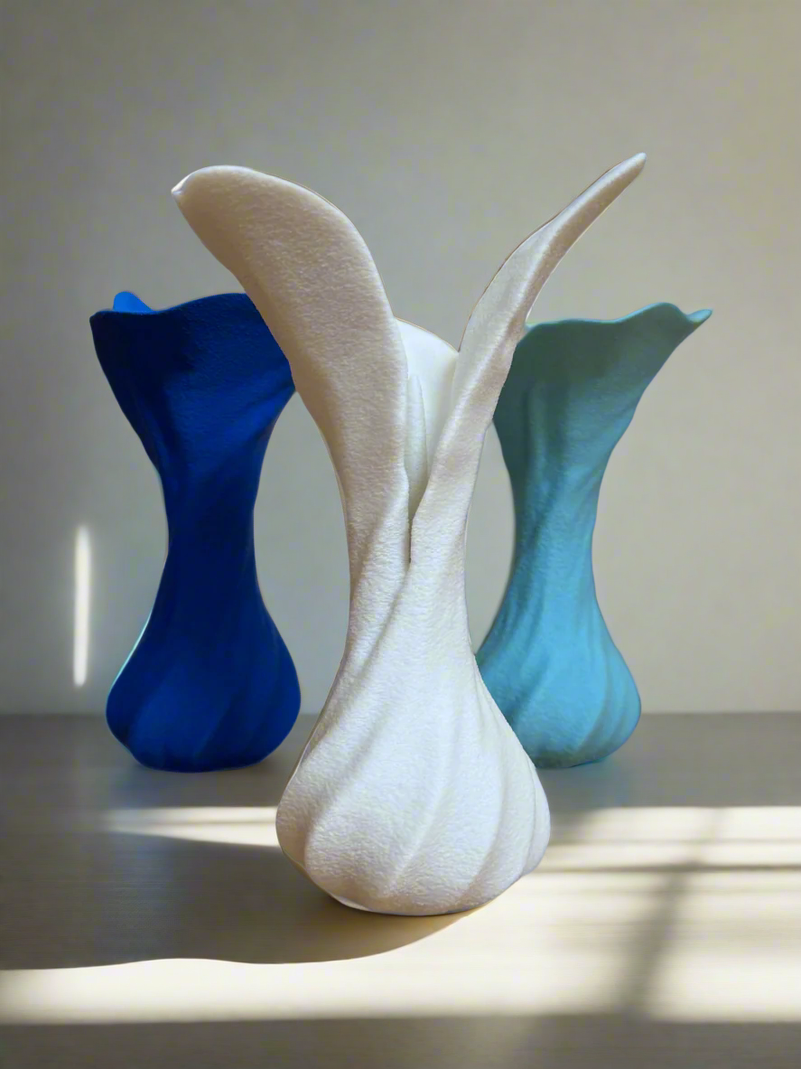 Orchid Shaped Indoor Vase "Natur"