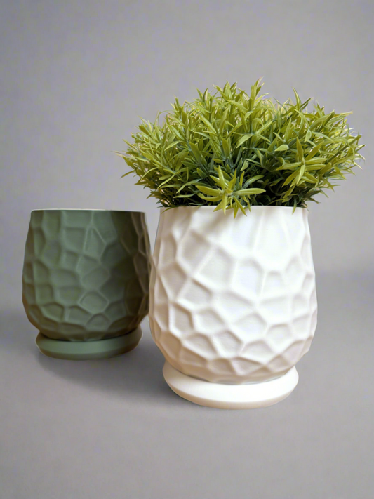 Sculptural Planter "Nido" with Screw-On Bottom