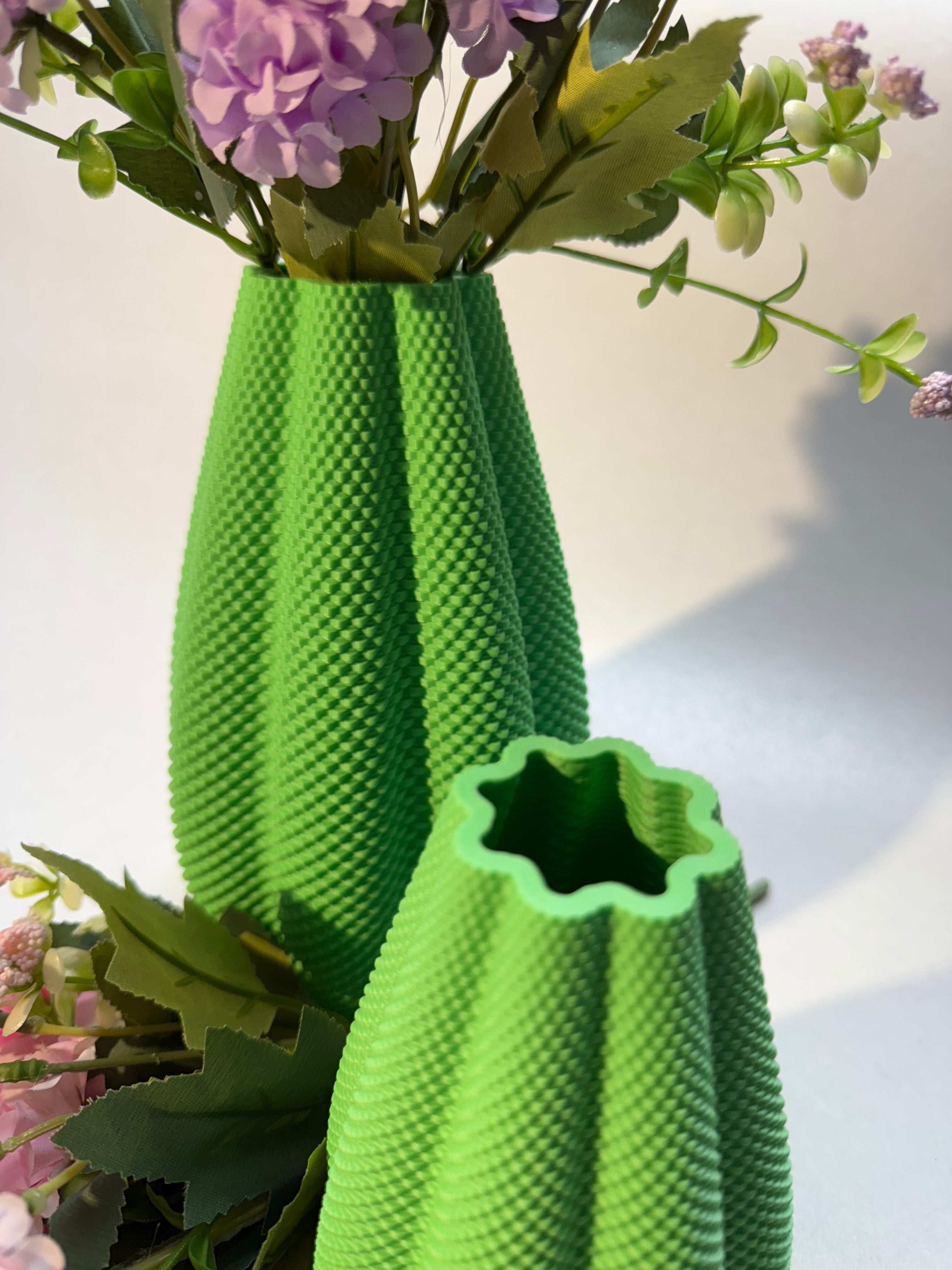 Indoor Duo Vases "Sol" for Dried Flowers or Grasses