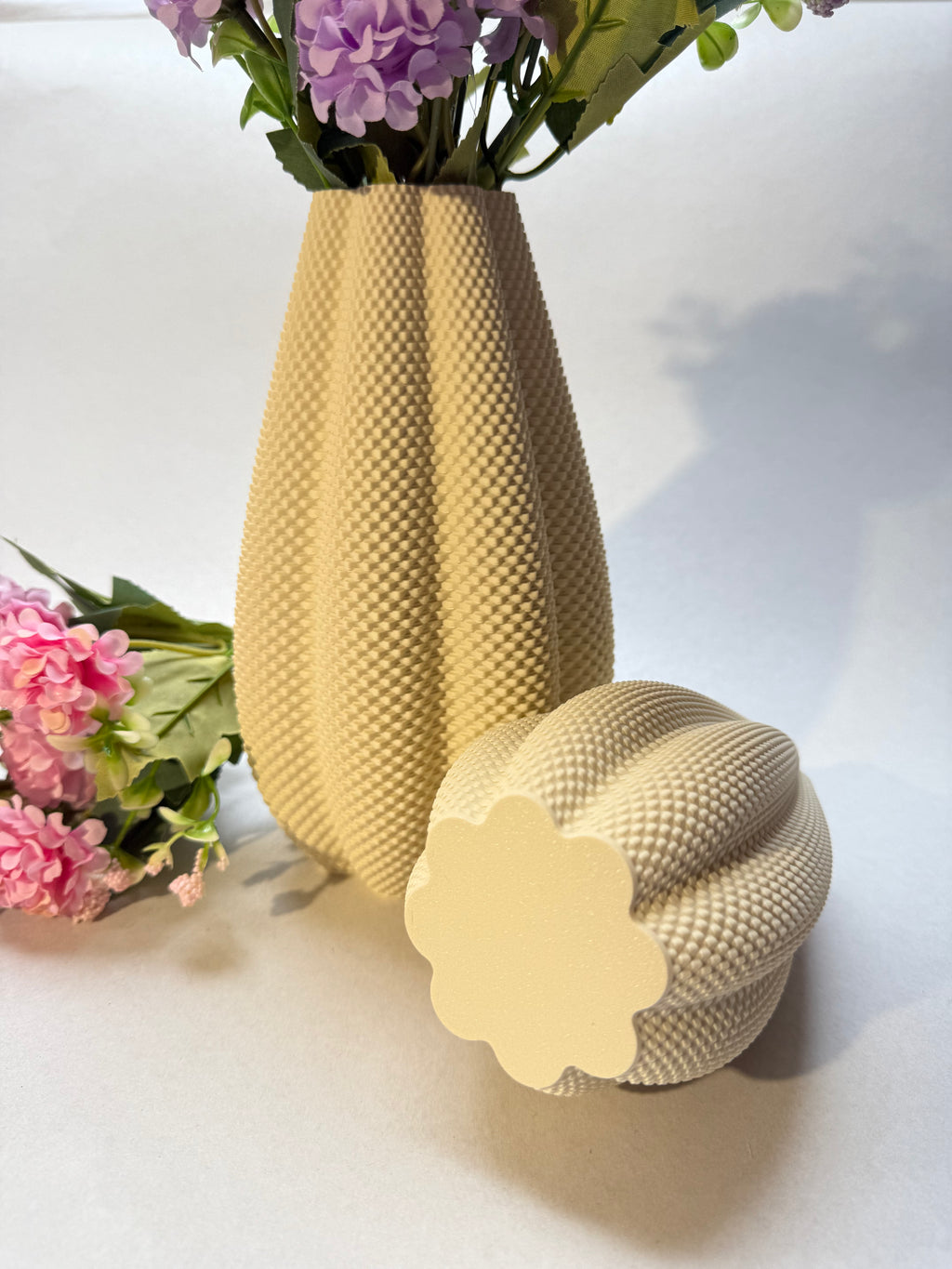 Indoor Duo Vases "Sol" for Dried Flowers or Grasses