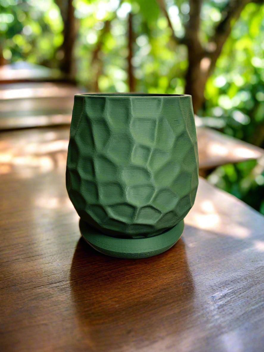 Sculptural Planter "Nido" with Screw-On Bottom