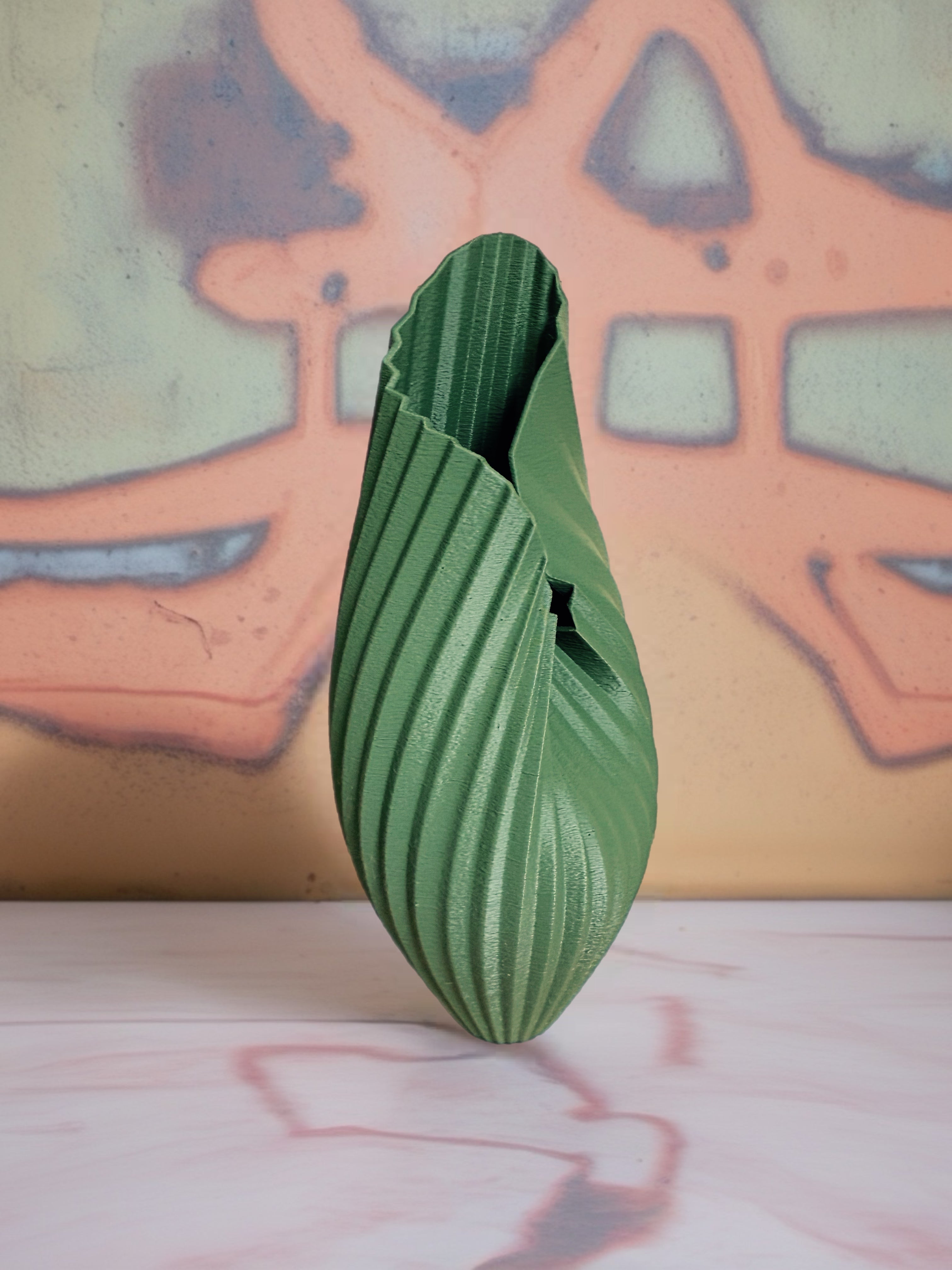 Indoor Vase "Folded Inside"