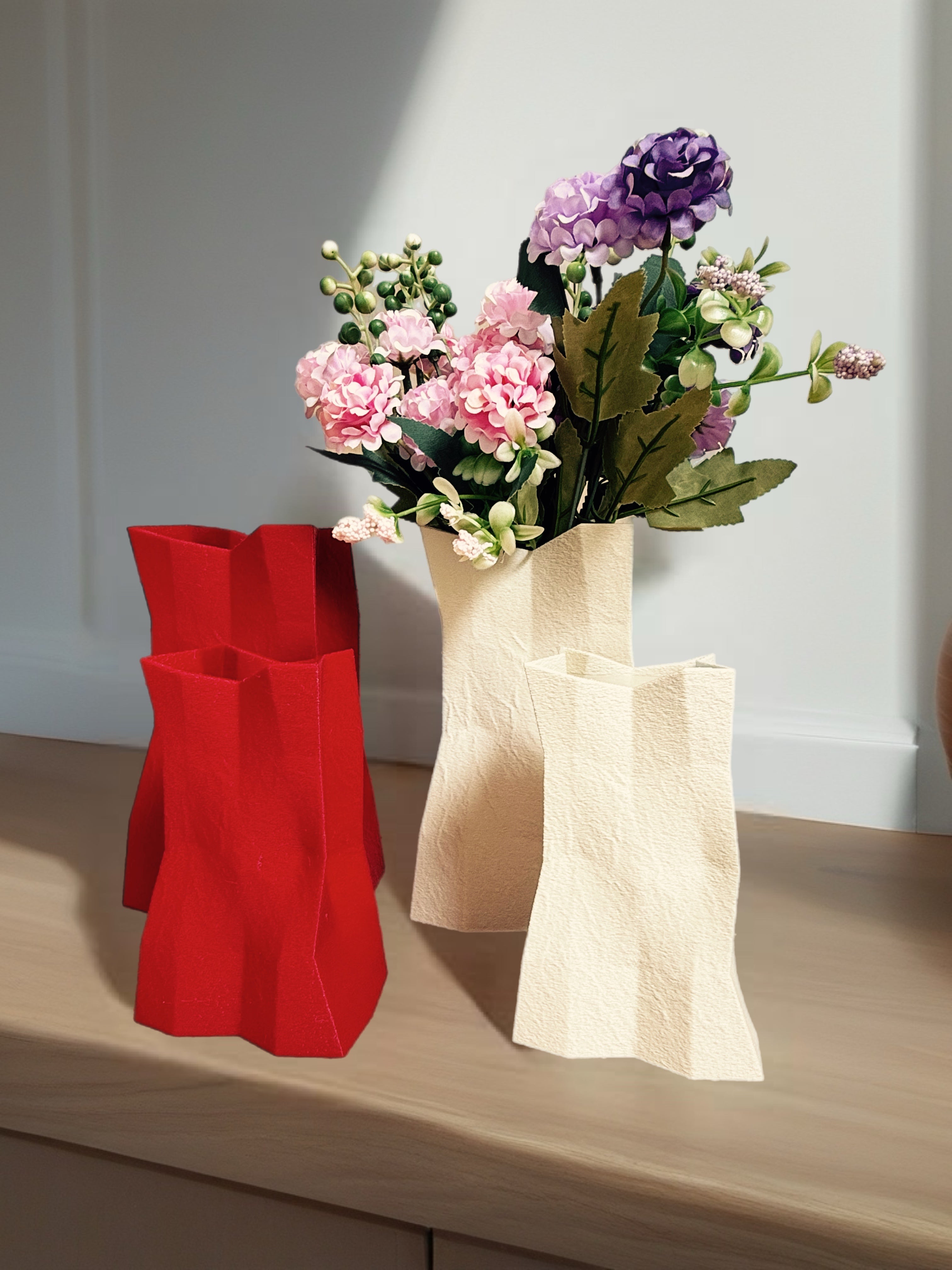 Dried Flower Vase Duo "Radica"