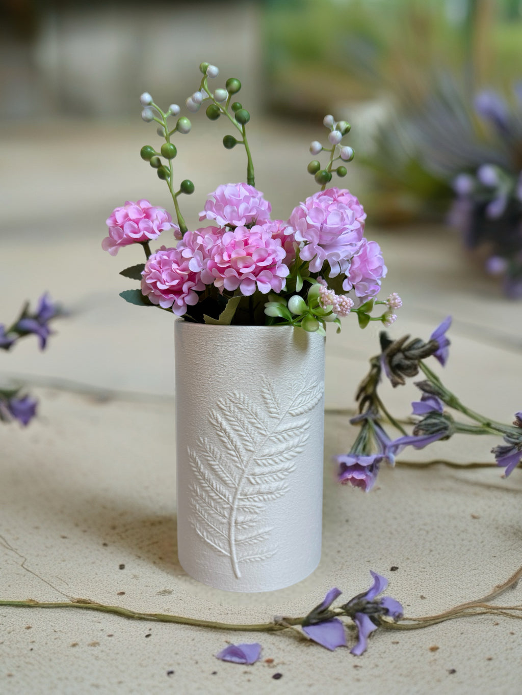 Vase "Fern" White