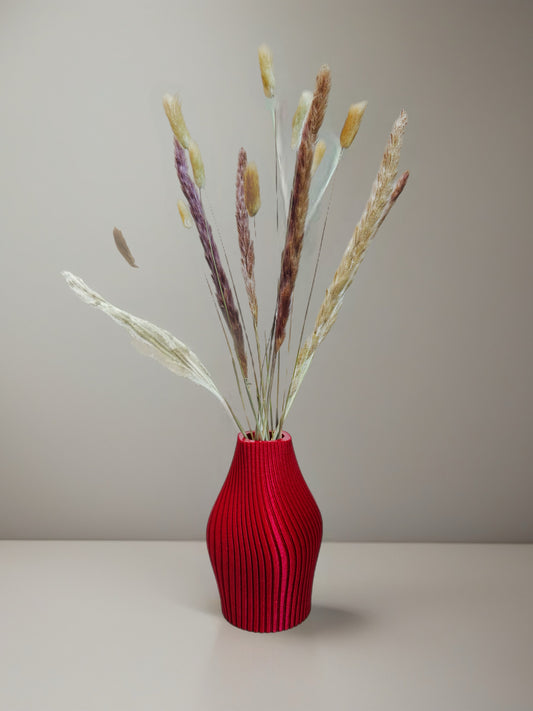 Vase "Lucky" Fire Engine Red