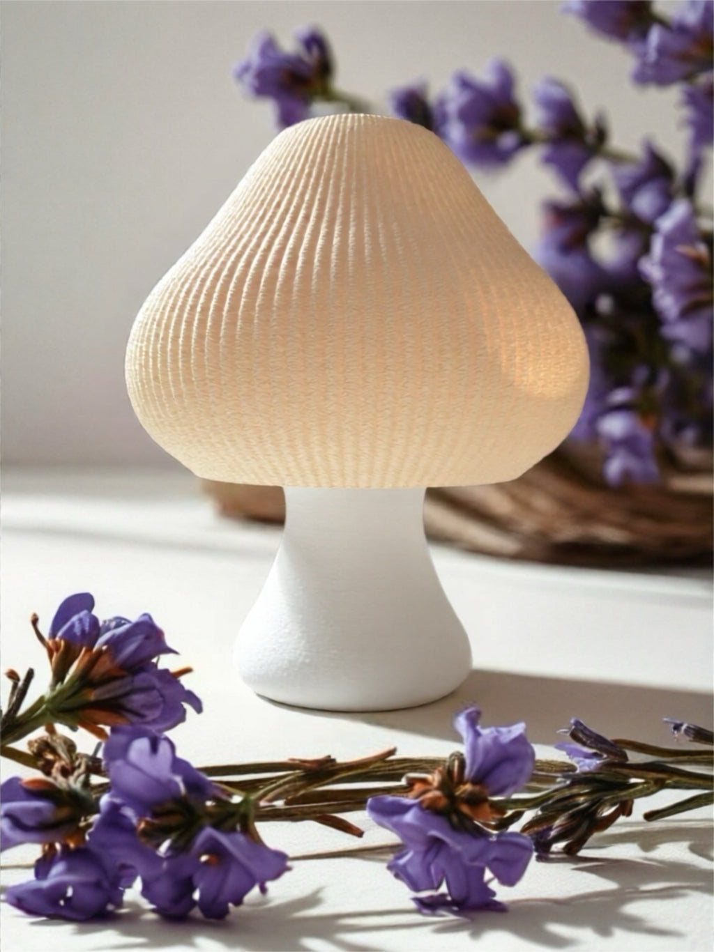 Kids Lamp "Groove Mushroom" Pastel Peach