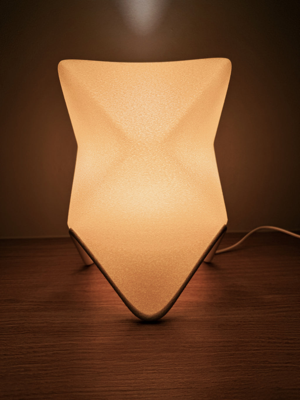 Lamp "Origami" Pastel Peach