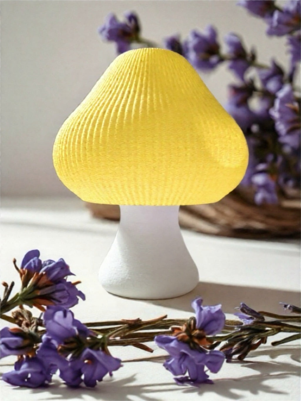 Kids Lamp "Groove Mushroom" Pastel Yellow