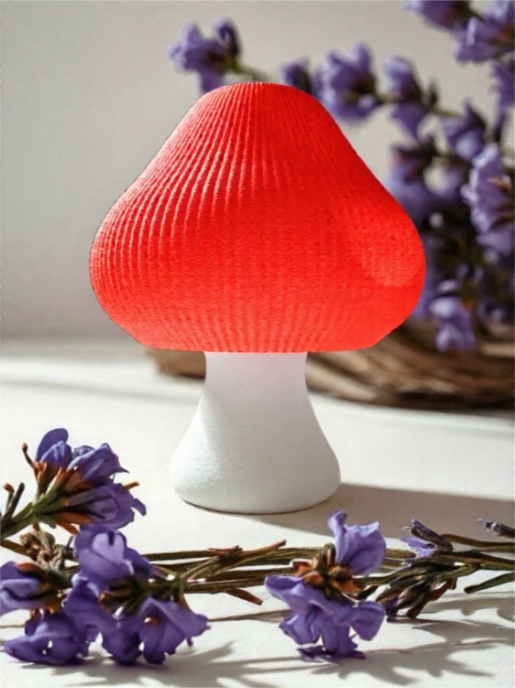 Kids Lamp "Groove Mushroom" Red