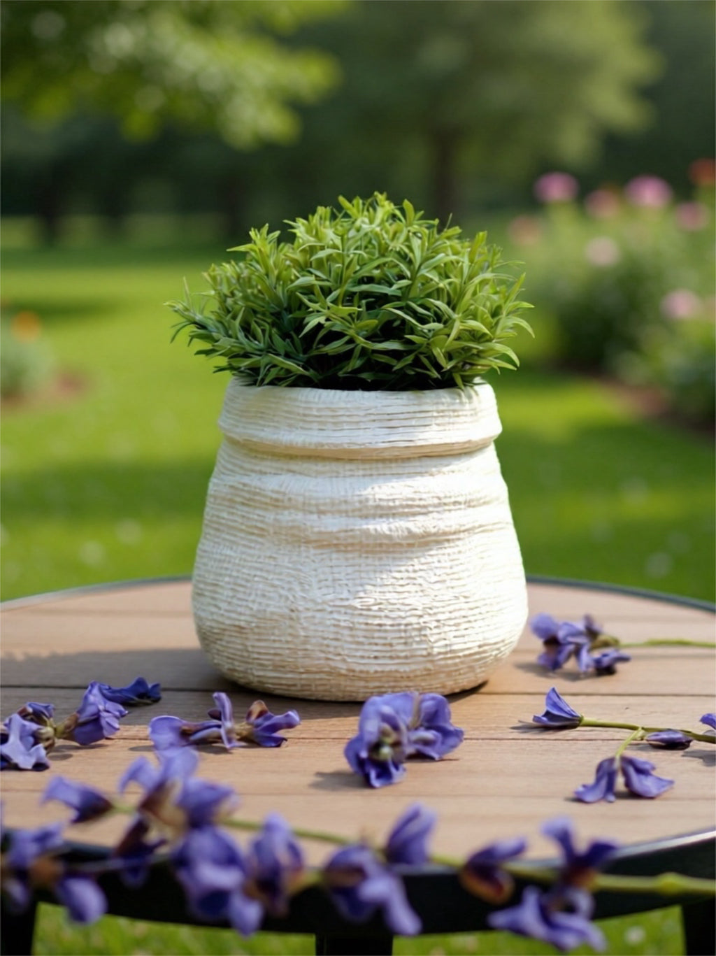 Outdoor Planter "Jute Bag"