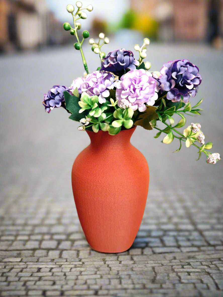 Indoor Vase "Troye" Terracotta