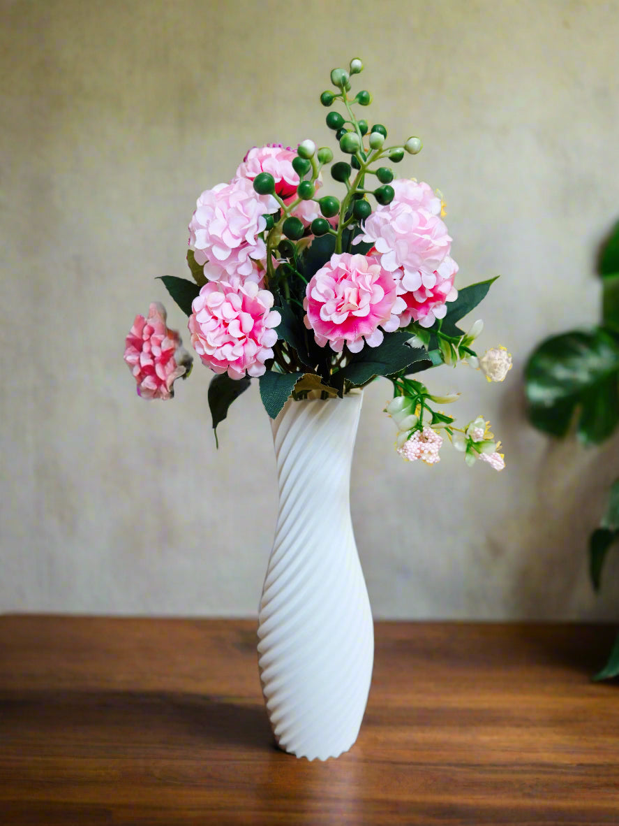 Vase "Helix" White