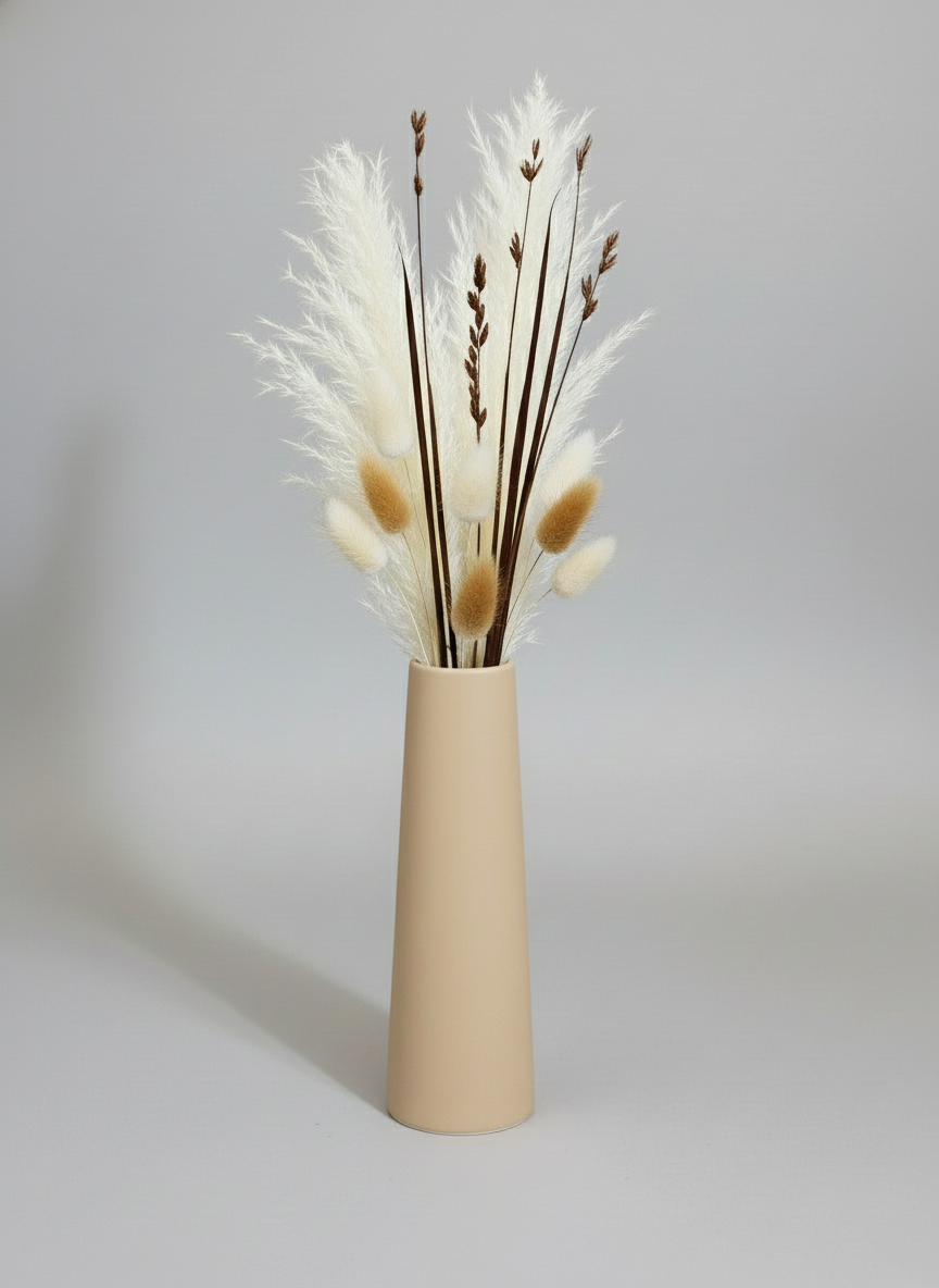 Vase "Obelisk" Beige