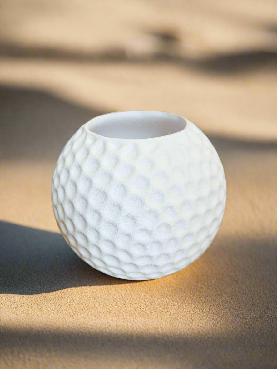 Outdoor Planter / Vase "Giant Golf Ball"