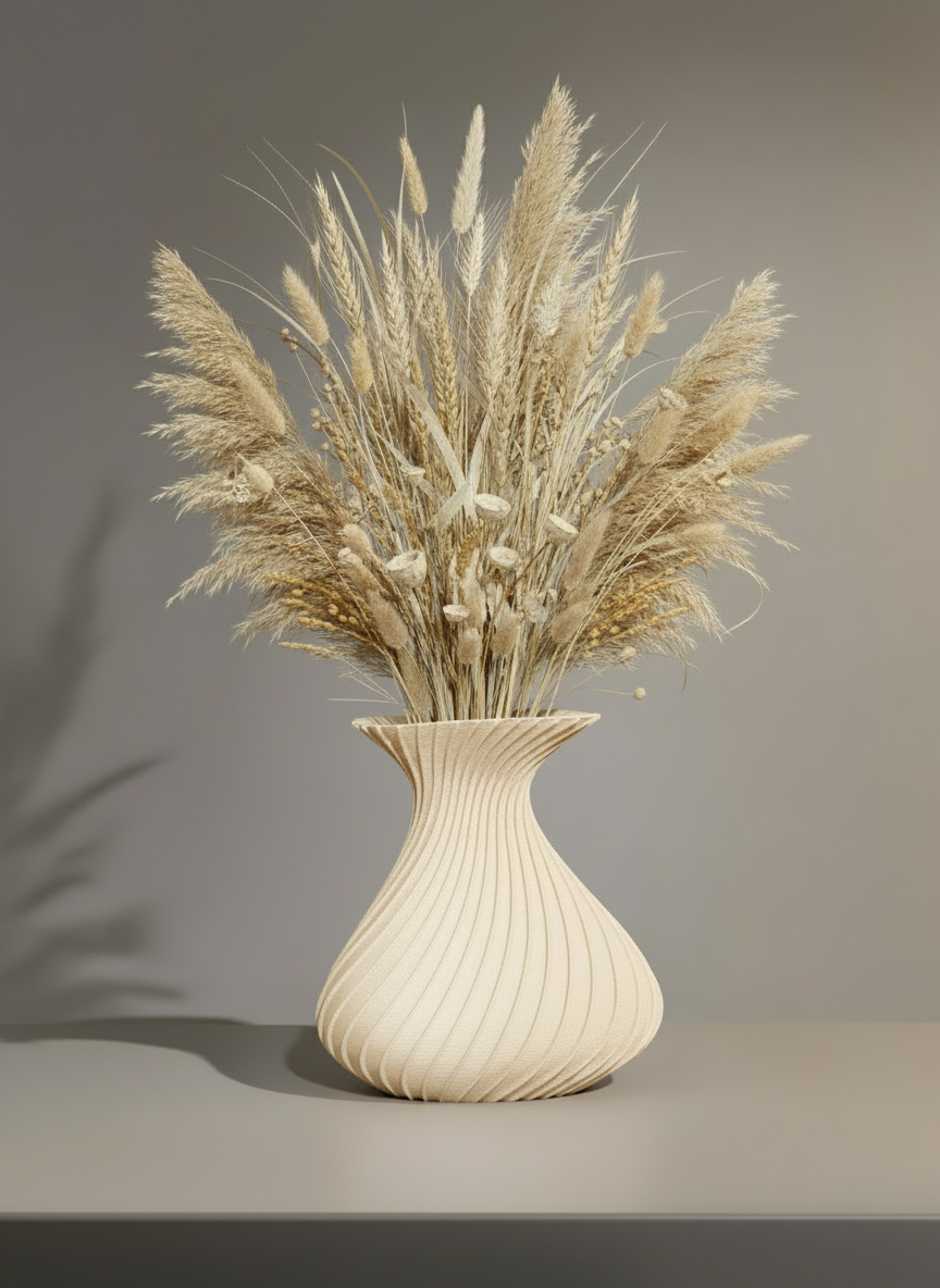 Vase "Semplice" Cream White