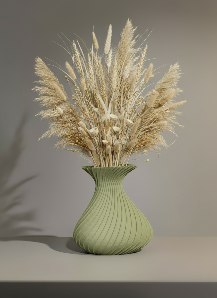 Vase "Semplice" Olive Green
