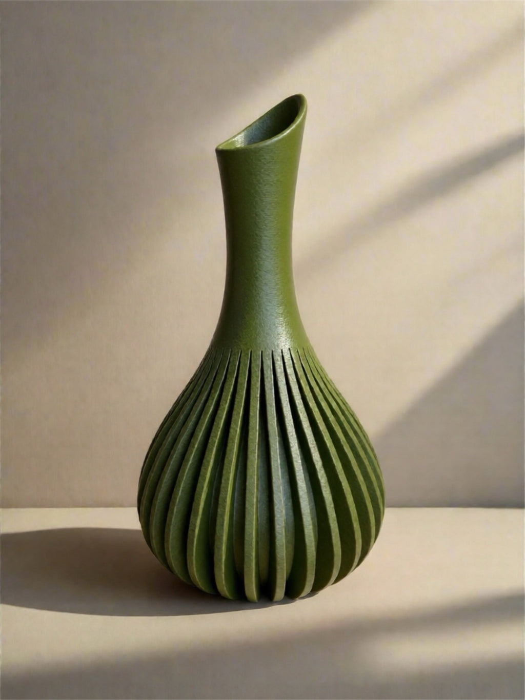 Turkish Vase "Antalya" Olive Green