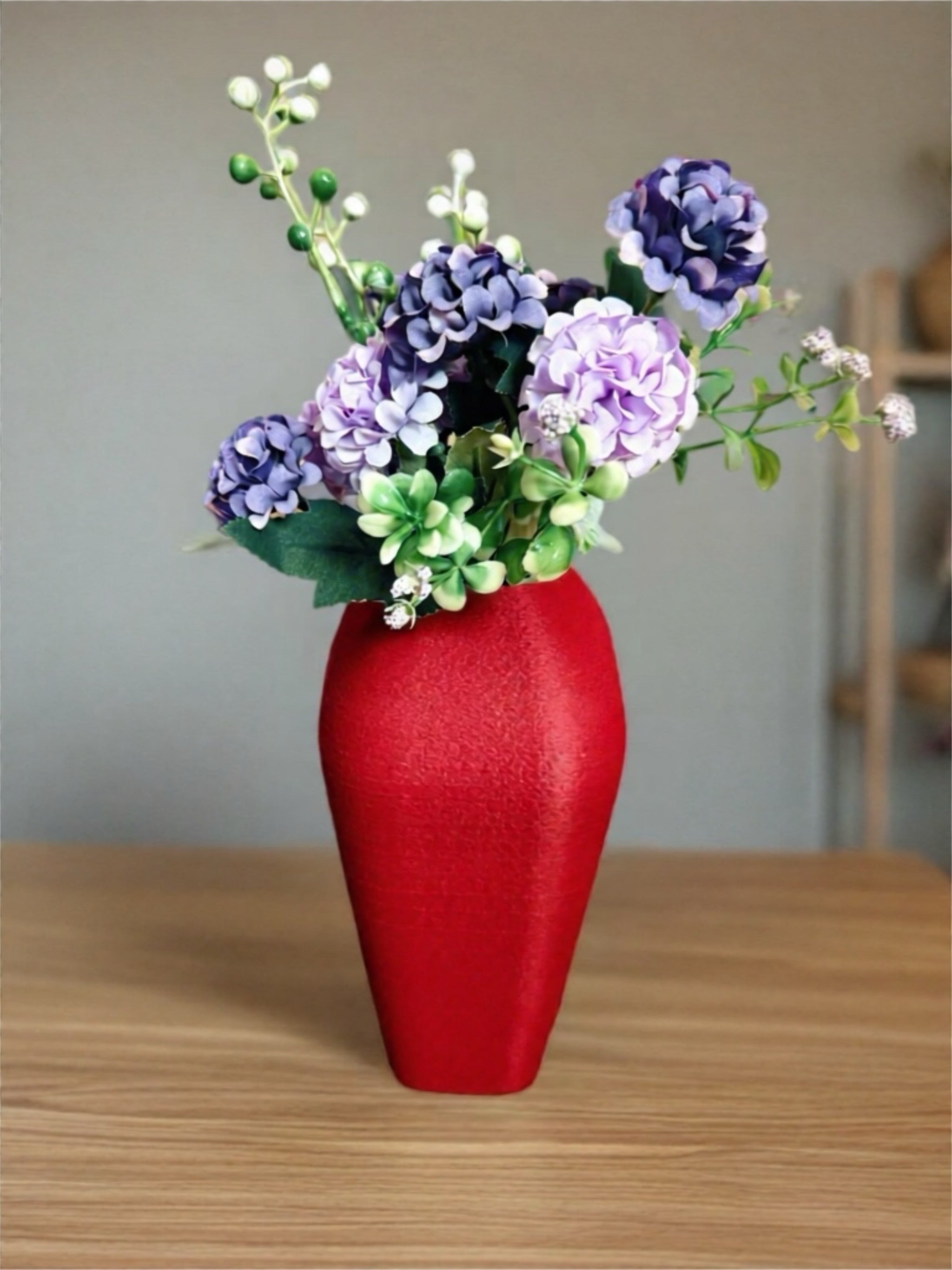 Vase "Andromeda" Maroon Red