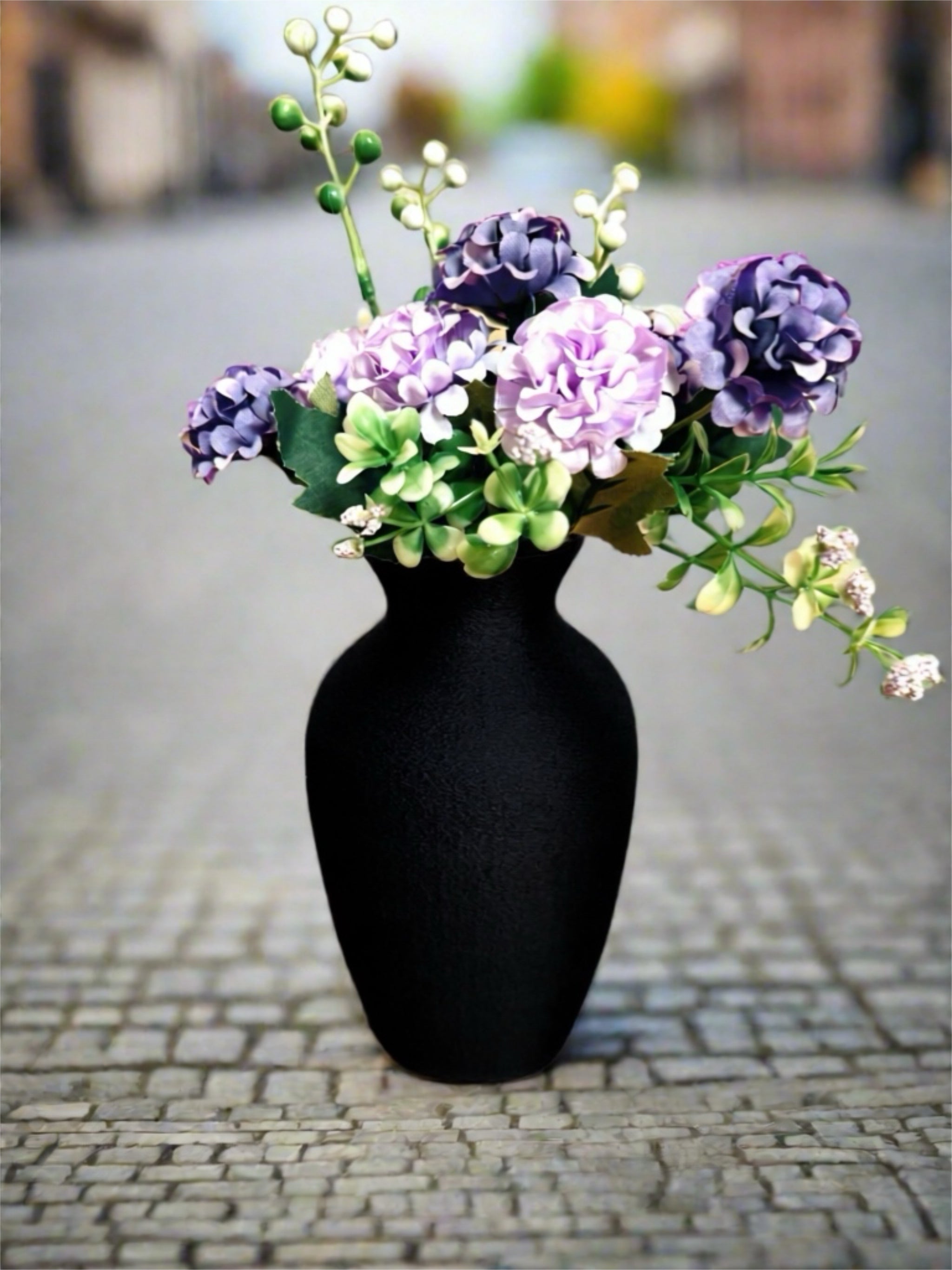 Indoor Vase "Troye" Black
