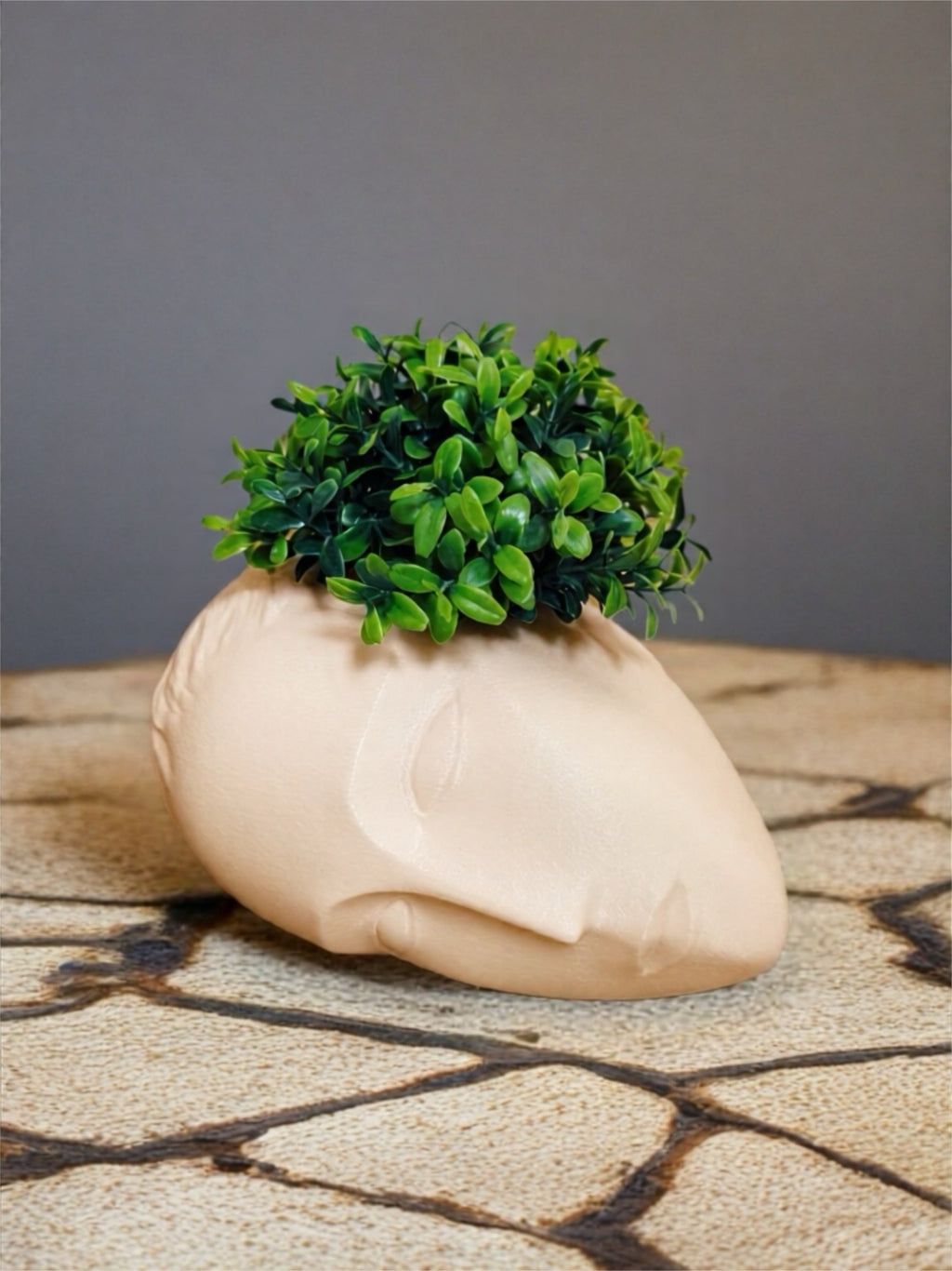 Indoor Vase / Planter "Sleeping Muse" Beige