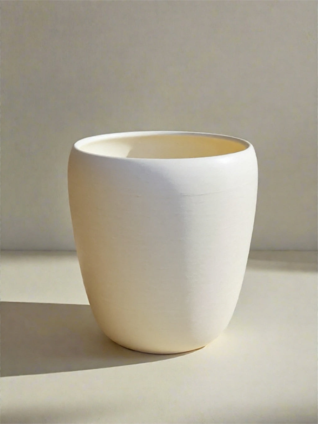 Indoor Vase / Planter "Journey" Cream White