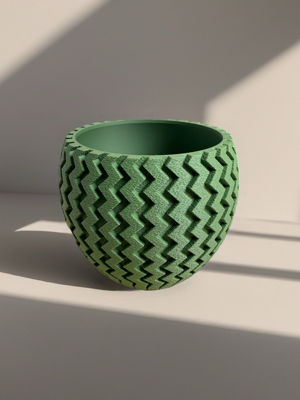 Planter Solo or Duo "Radiona" Olive Green