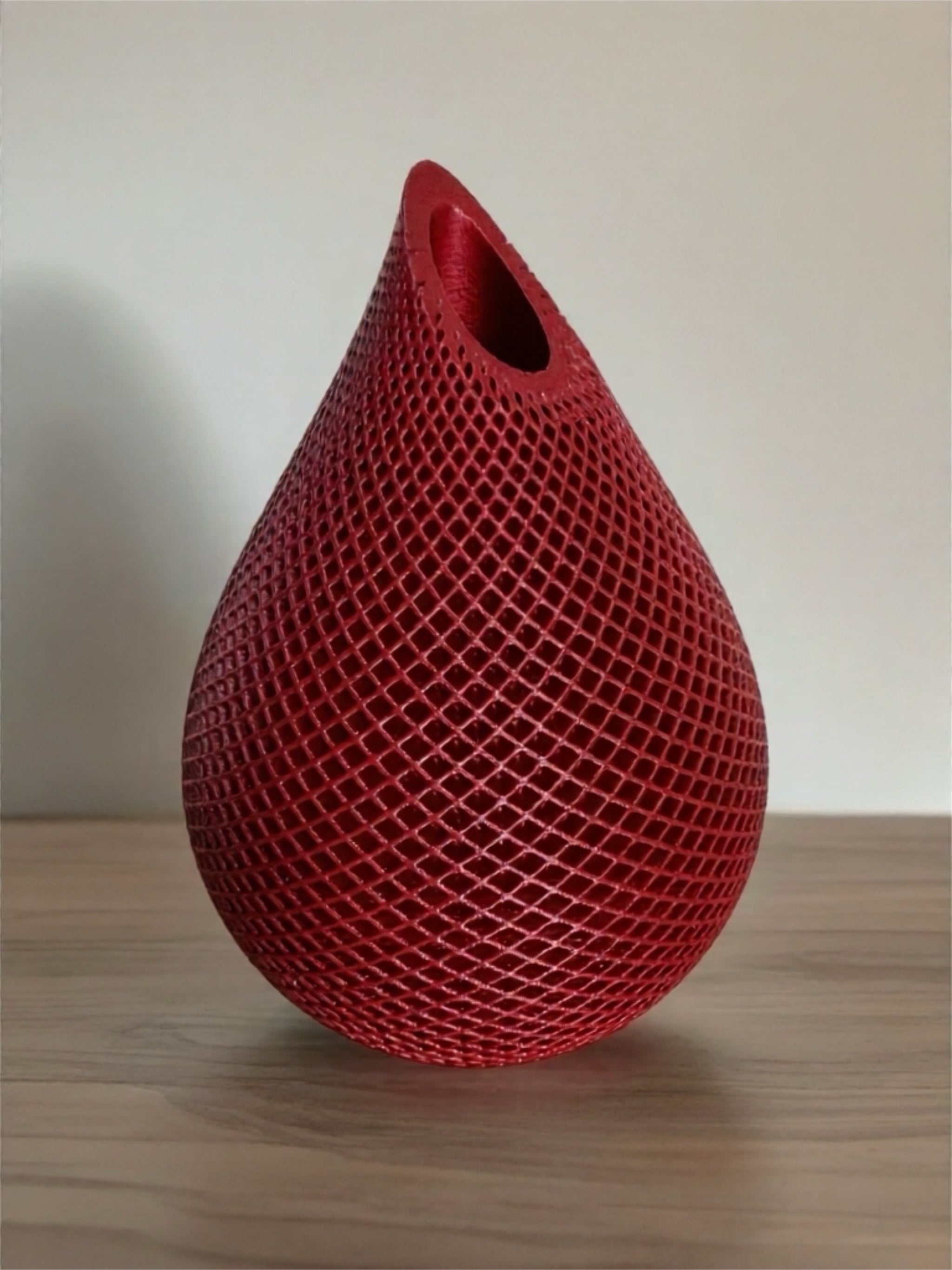 Vase "Largo" Maroon Red