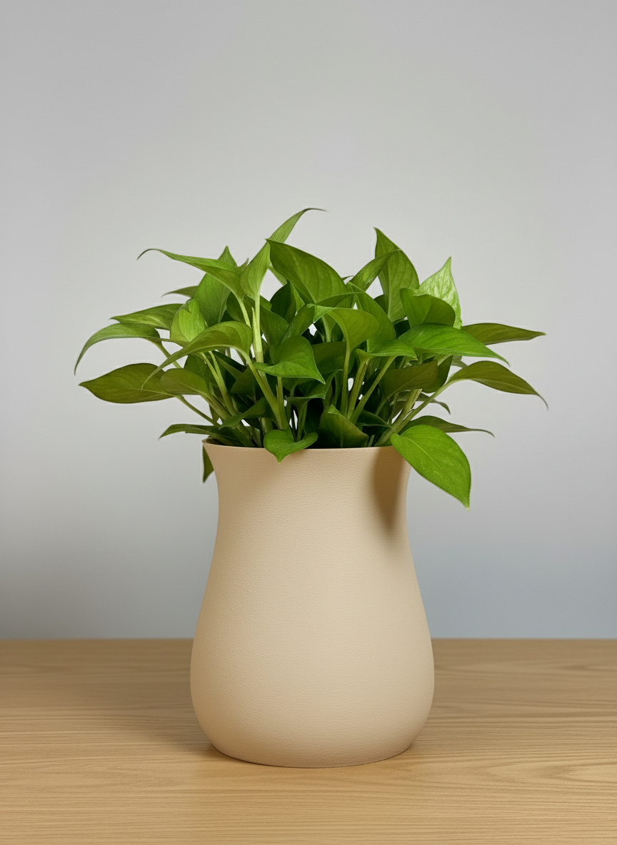 Indoor Vase "Aero" Beige