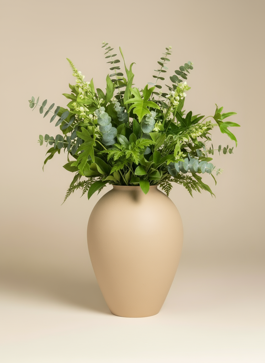 Roman Vase "Napoli" Beige