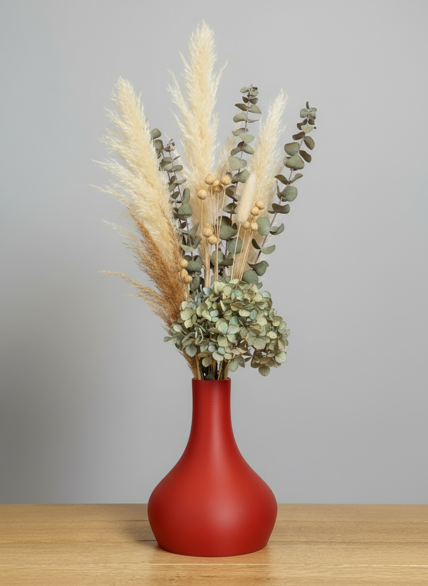 Vase "Distill" Maroon Red