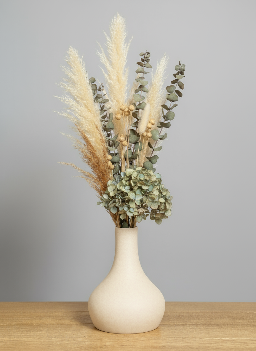 Vase "Distill" Cream White